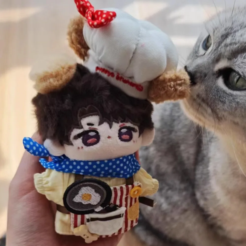 DIY الملابس قبعة الطاهي 10 سنتيمتر الملابس القطنية واللباس المئزر مجموعة الملابس الزي جميل الملابس الإبداعية مجموعة الملحقات