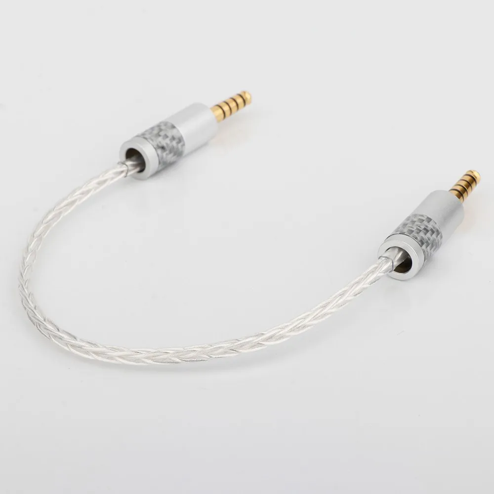 HIFI Single Crystal Kupfer 4,4 mm symmetrischer Stecker auf 4,4 mm symmetrischer Stecker Audio-Adapterkabel 4,4 Stecker auf Stecker Adapter – Detail 6