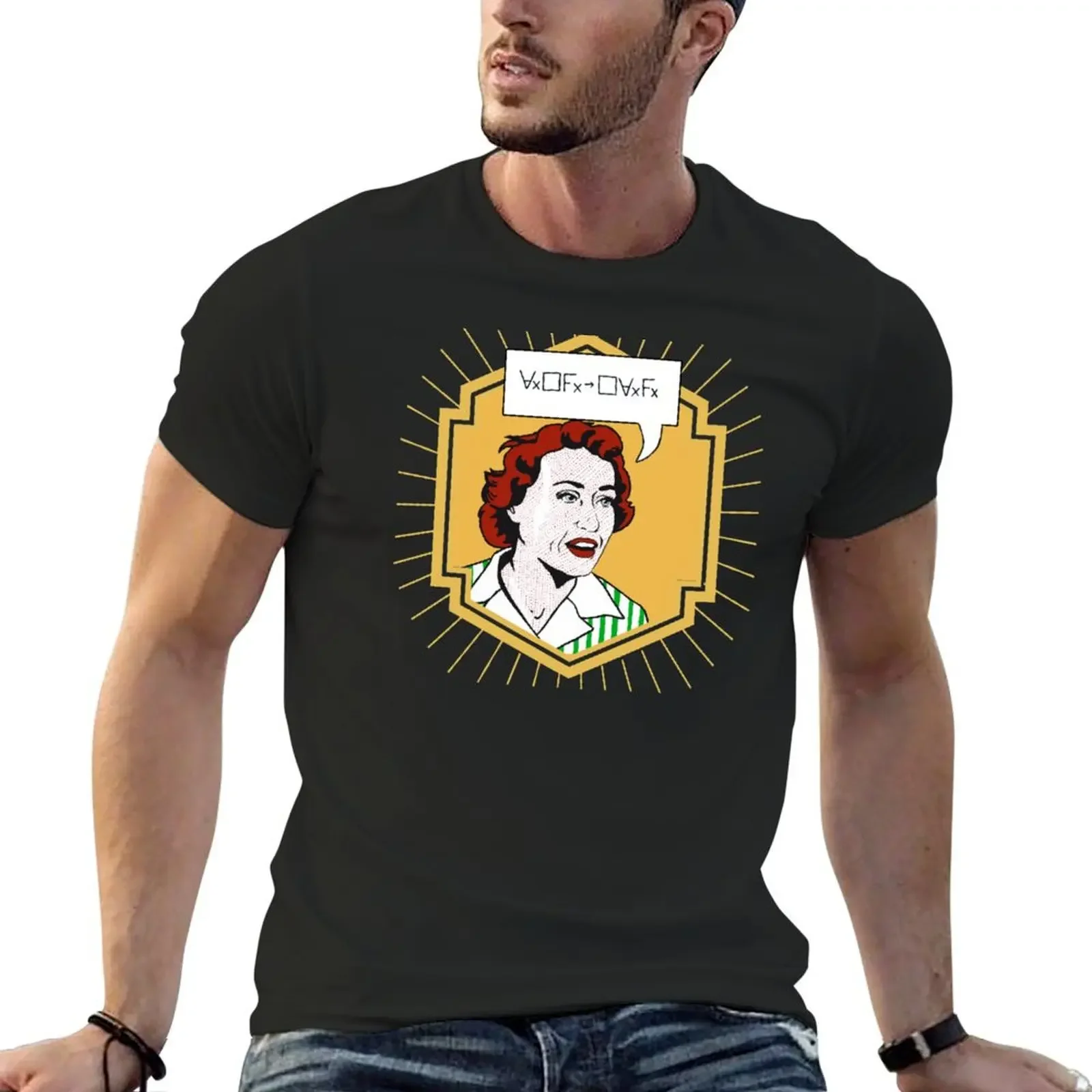 Ruth Barcan Marcus - Barcan Formula T-Shirt anime tshirt anime clothes oversized t shirts for men