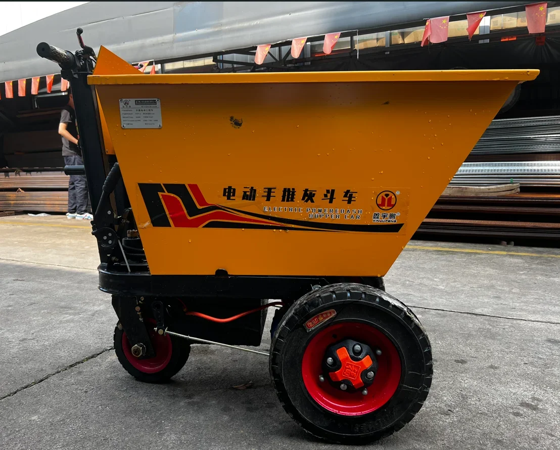 Electric dumper mini compact motorized buggy walk behind Made in China