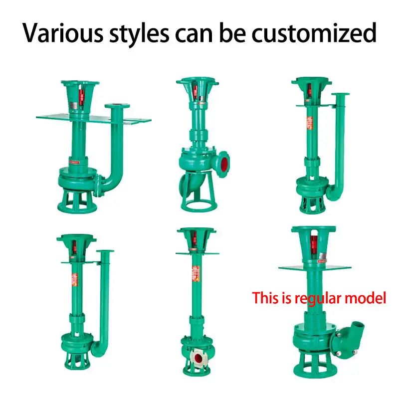 -r Centrifugal Submersible Mud Sludge Pump Vertical Submersible Underwater Dredge Water Well Drilling Machine *