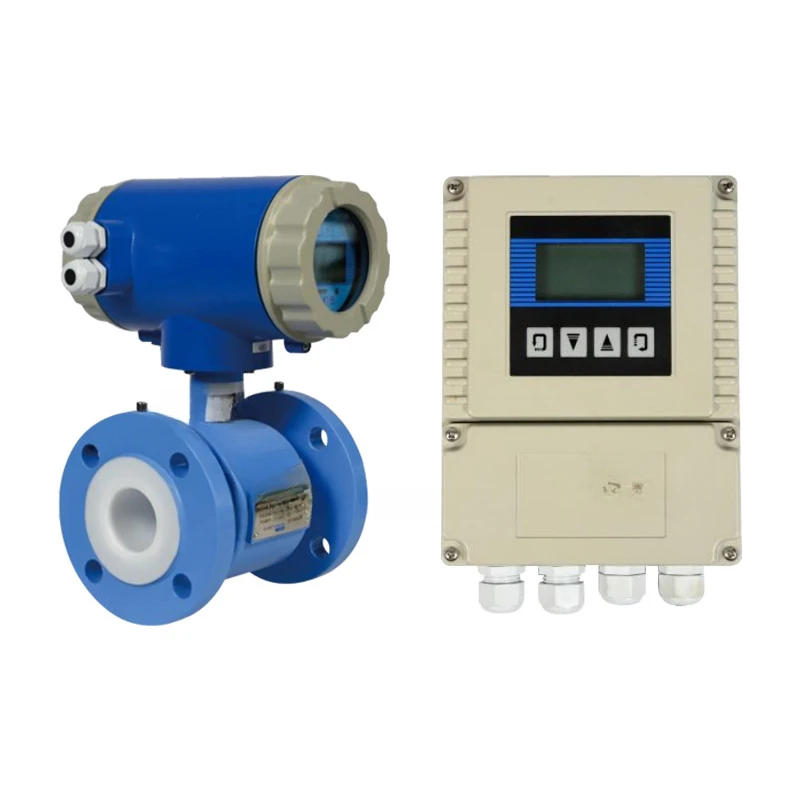 Meter Intelligent Electromagnetic Flowmeter Sensor High Precision Corrosion Sewage Tap Water Split Flowmeter