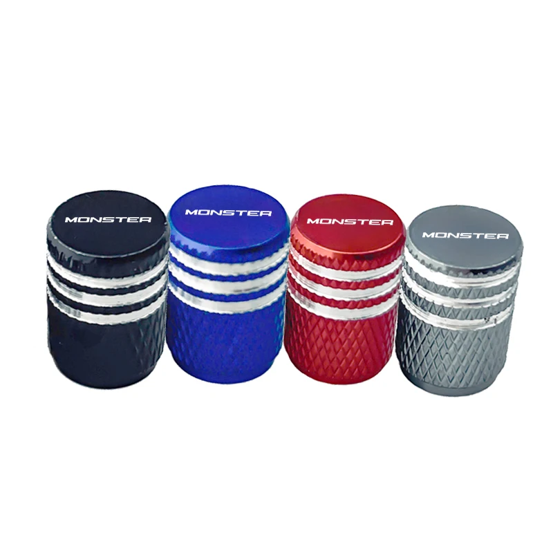 2pcs Motorcycle Wheel Tire Valve Stem Caps Airtight Covers for Ducati Monster 600 620 696 796 797 821 937 950 1200/s Accessories