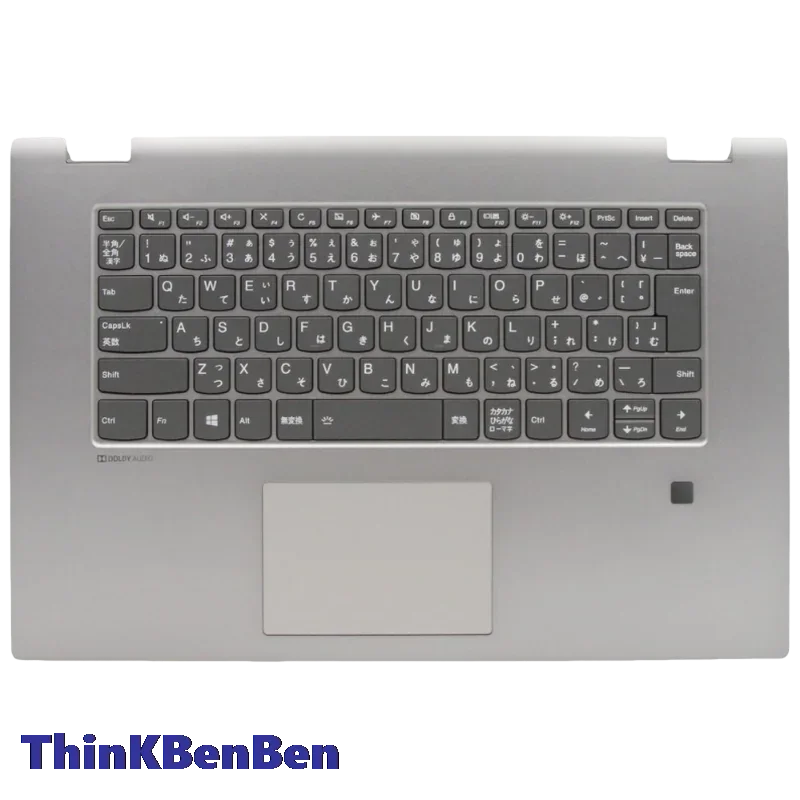 

JP Japanese Grey Keyboard Upper Case Palmrest Shell Cover For Lenovo Ideapad Flex C340 15 15IIL 15IWL 15IML 5CB0S17733