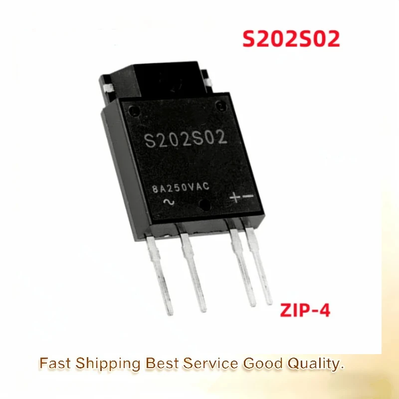 5PCS/LOT Original  S202S02 TO3P-4  ZIP-4 Solid State Relay