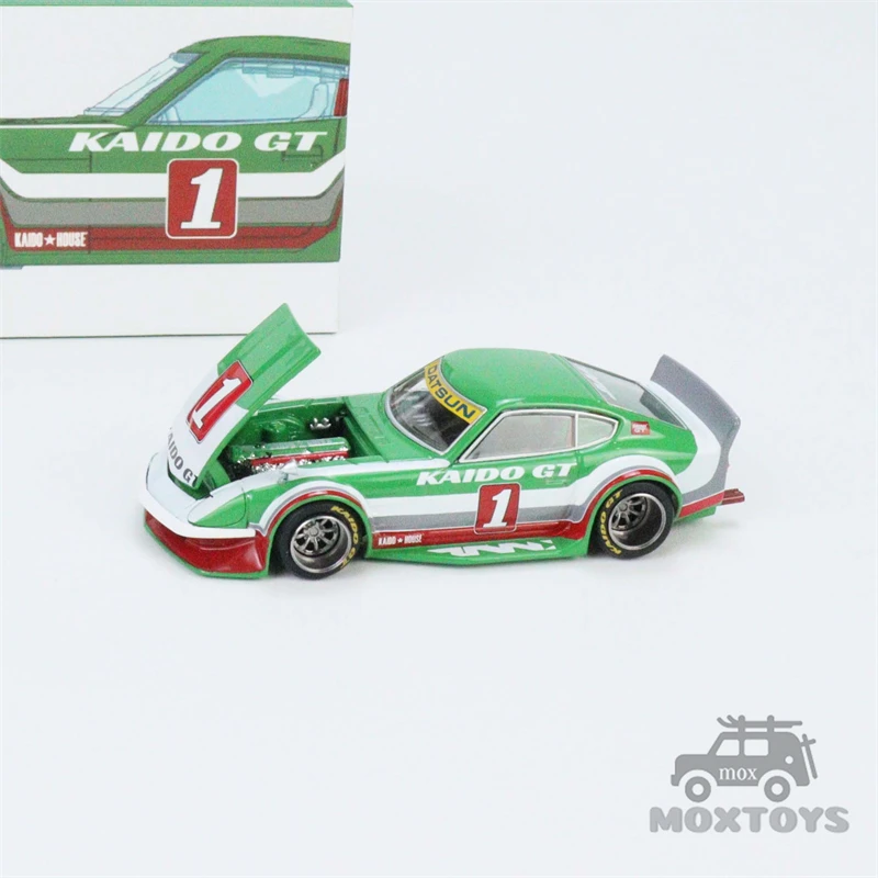 Kaido House x MINI GT 1:64 Datsun KAIDO Fairlady Z Kaido GT V1 Red White V2 Green Diecast Model Car