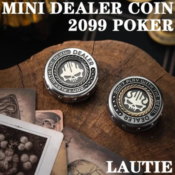 LAUTIE MINI Dealer Spinner 2099 Poker wolframu miedzi biurko Fidget Spinner dorosłych dekompresji kolekcjonerskie zabawki EDC Fidget