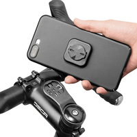 Bicycle Phone Holder Universal Road MTB Handlebar Stem Cap Bracket Cycling Mobile Phone Computer GPS Mount For Bike Garmin Parts