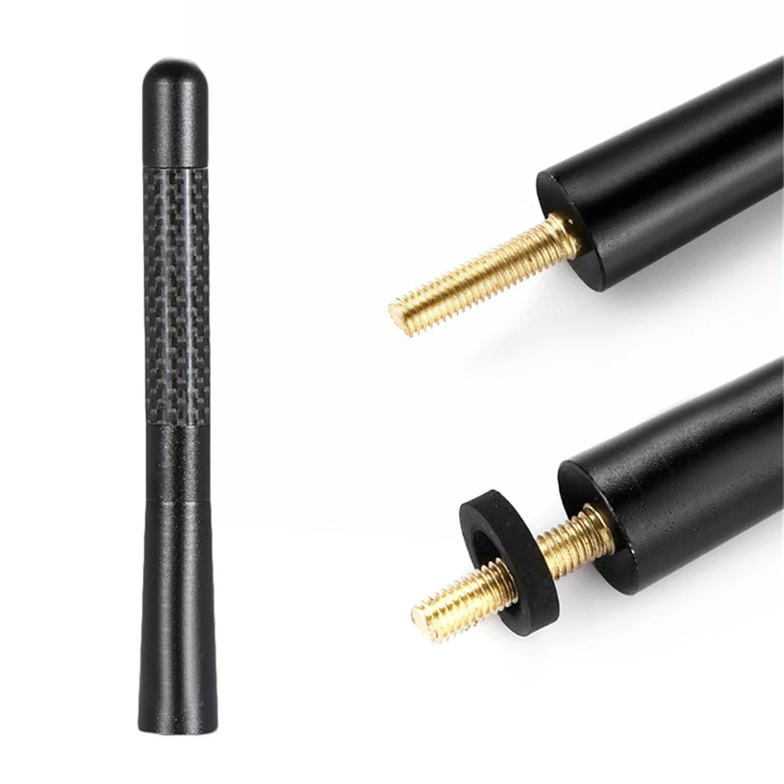 Car AM Antenna Car FM Antennas Mast Carbon Fibers Vehicle Replacement Cars Signals Enhance Antenna Signals Enhancers For Lorry