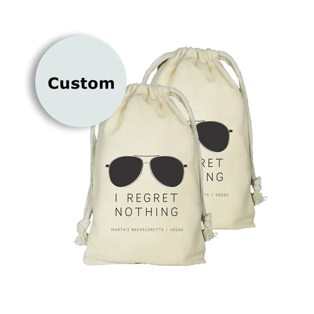 I Regret Nothing Favor Bags, No Regrets, Set of 20 Sunglasses Favor Bags, Personalized Bachelorette Favors, 40th Birthday, 30th