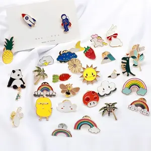 Niedliche Custom -Abzeichen -Stifte, zufällige Abzeichen, Modezubehör, Cartoon -Kleidung, Metallstifte, Vielfalt, 5 PCs, 10 PCs, 20pcs 10 Hauptverkäufe Custom Pin - №1