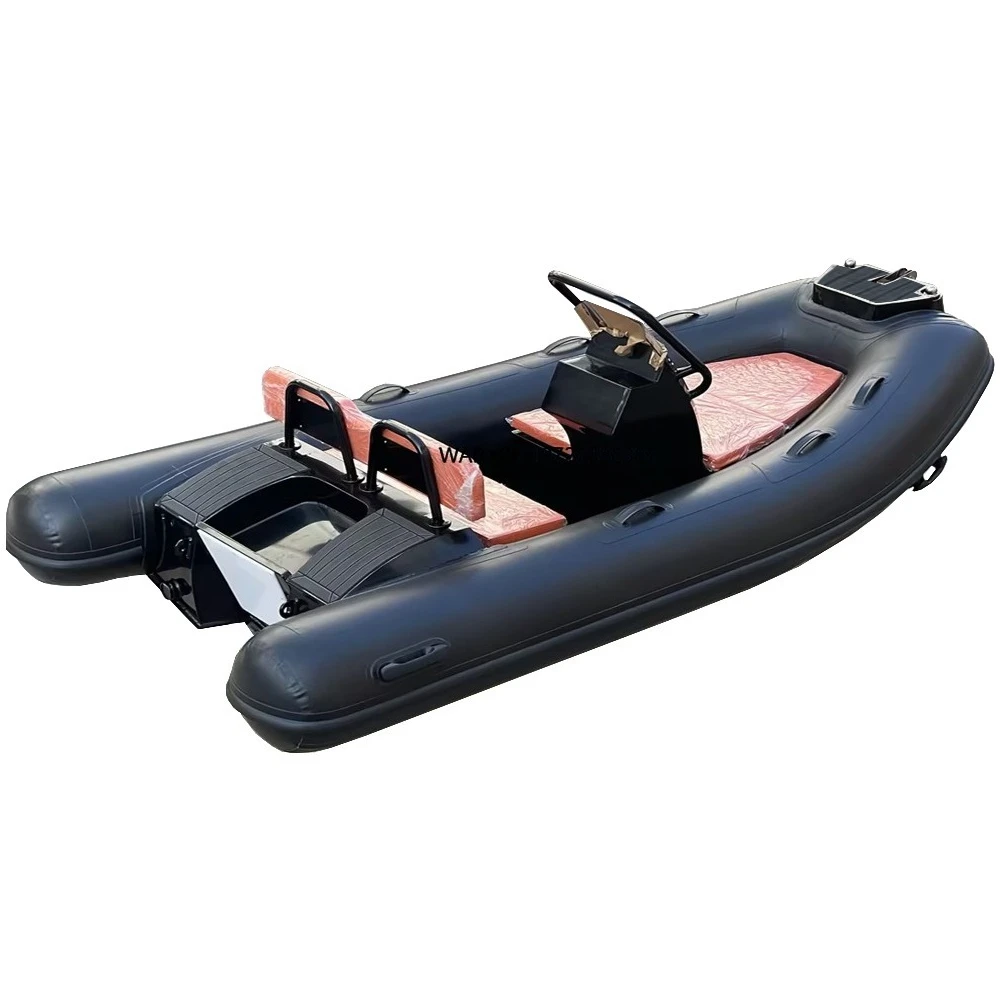 Kleines Beiboot, 11 Fuß, tiefer V-Rumpf, Hypalon/PVC, Speed Sport, starres Schlauchboot mit Aluminiumrippe