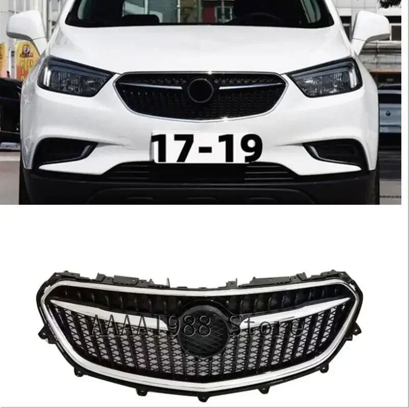 

Chrome Front Upper Bumper Hood Radiator Grill Grille New Fit For Buick Encore 2017 2018 2019 2020