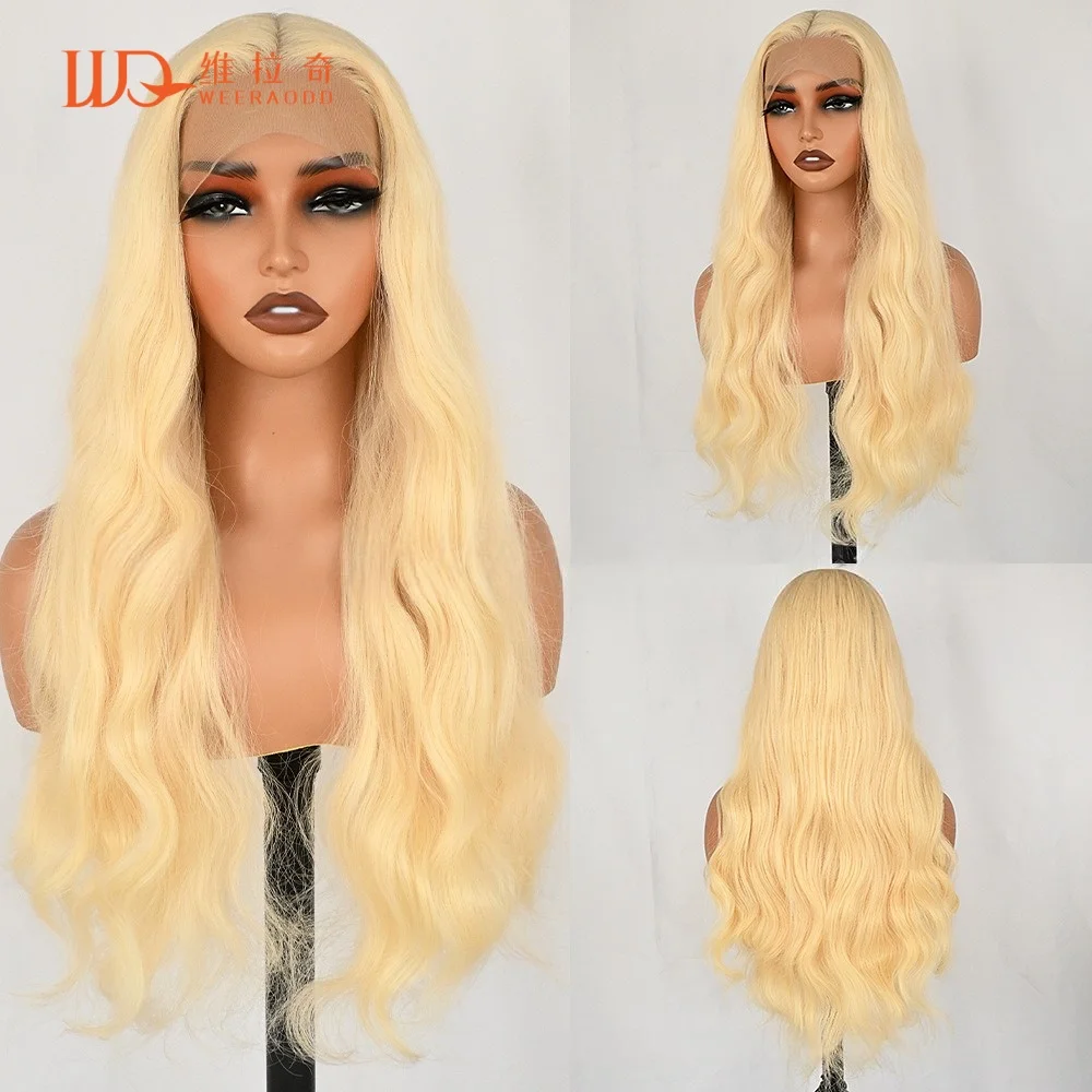28-inch-body-wave-613-blonde-lace-front-wig-for-women-13x4-lace-frontal-glueless-heat-resistant-synthetic-honey-blonde-daily-wig