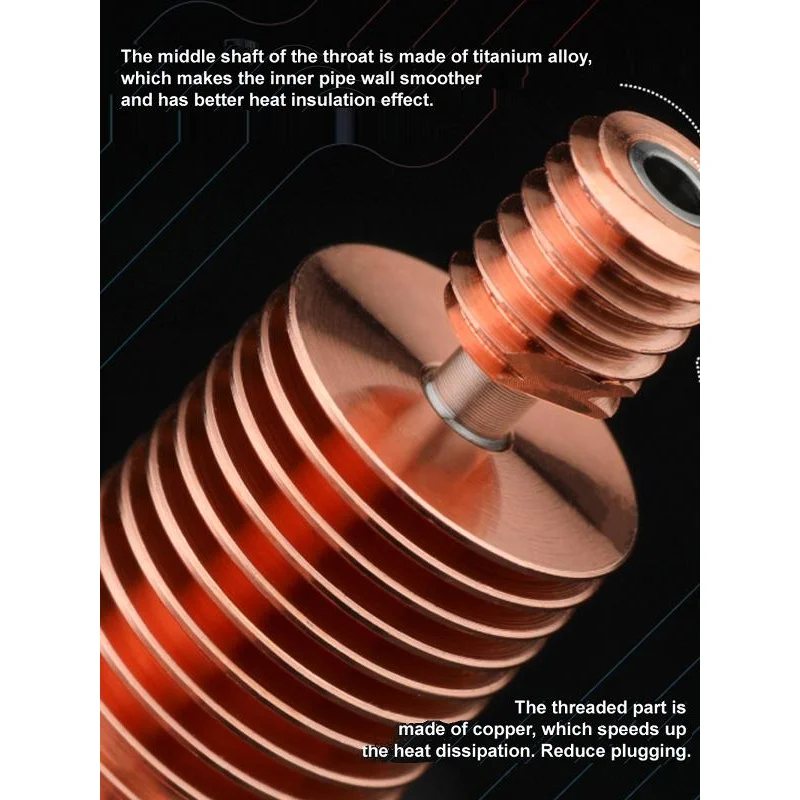 

The Mellow upgraded NF Smart-CR10 V2.0 hot end is used for the 3D printer extrusion head Ender3/5