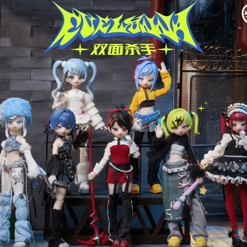 

Коллекционные фигурки Neo Eden Toys: двусторонние куклы BJD из серии Killer, в стиле MJD, в слепой коробке, трендовые игрушки, подарки для девочек