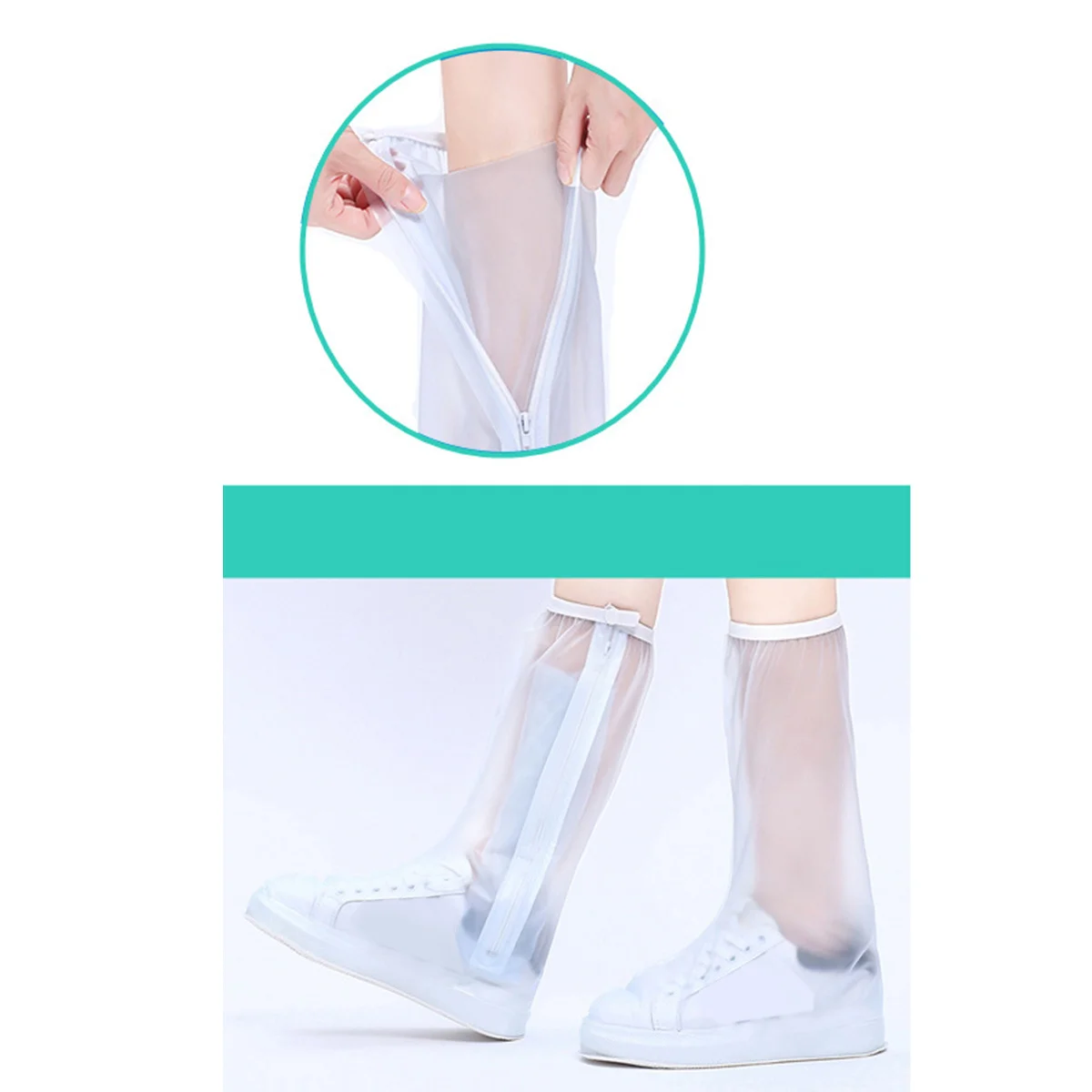 

Waterproof Shoes Cover Size L Men Women Boot Covers Reusable Shoes Protector Outdoor Rainy Day Travel Equipment