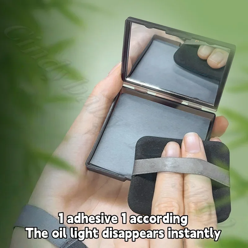 Gesichtsquaste, ölabsorbierender Papierpulverkuchen, um Gesichtsglanz und Erfrischung zu entfernen, verstopfte Poren, Make-up, leicht zu tragen