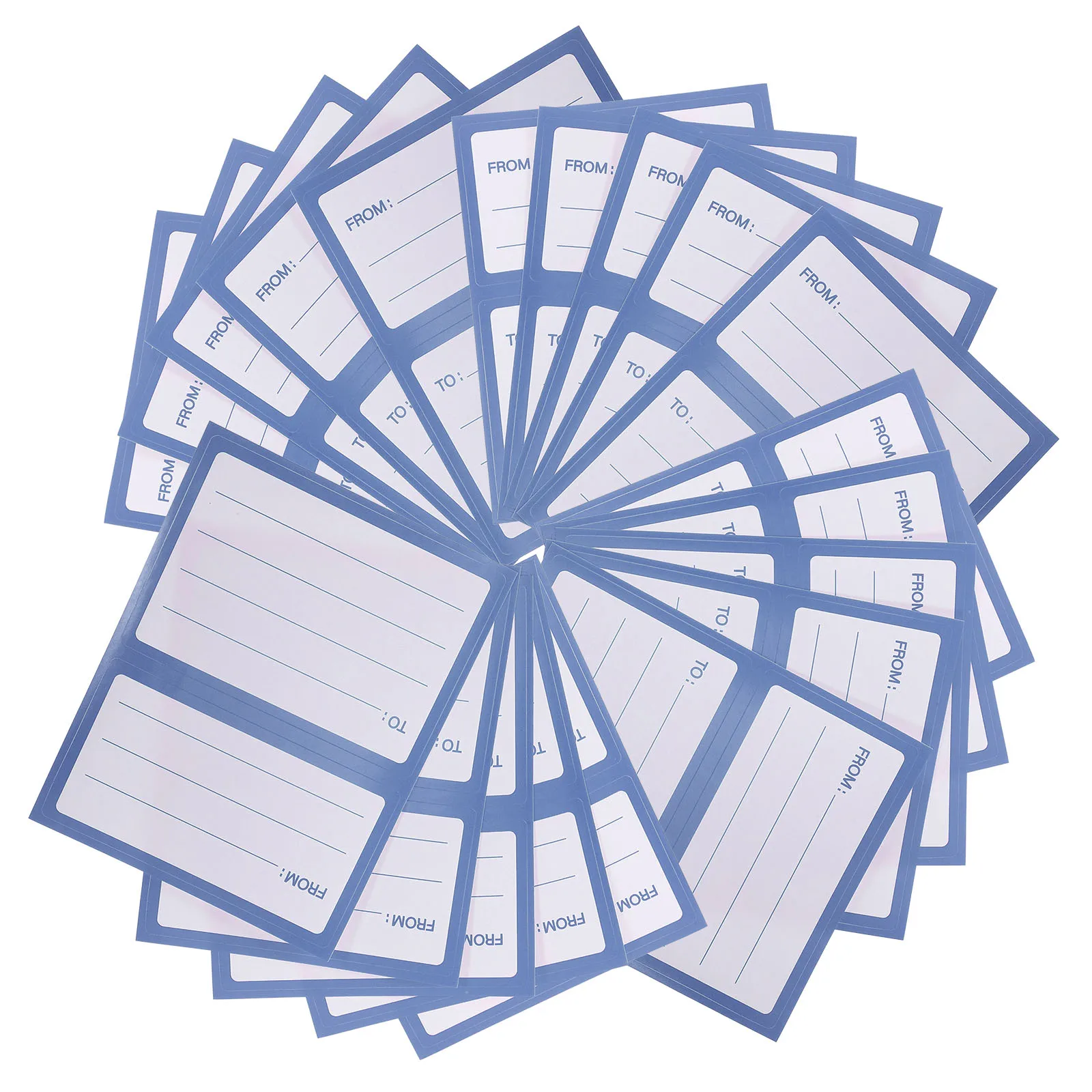 

150 Pcs Mailing Labels Self Adhesive Blank Shipping Tags for Envelopes Boxes Returns Exchange Strong Adhesion Clear Separation