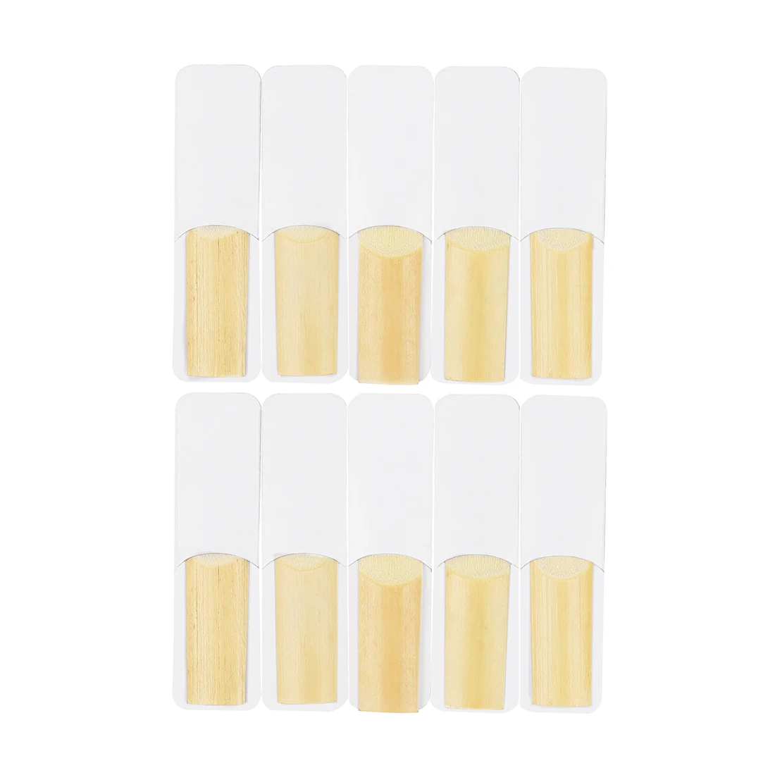 10 Pz/set Bb Clarinetto Reed Eb Sax Reed 2 e 3 Forza Reed per Clarinetto Soprano Alto Tenore Sax Accessori Per Strumenti A Fiato