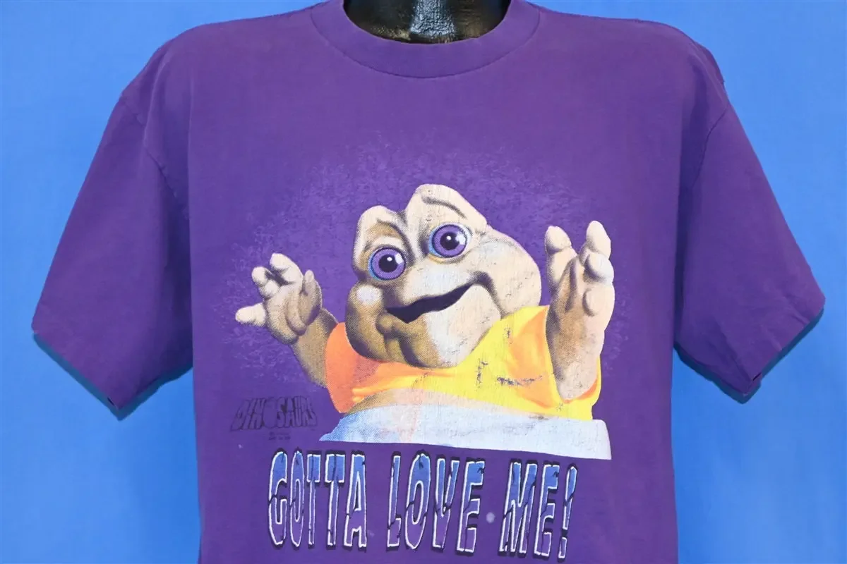 90s Dinosaurs TV Show Baby Sinclair I m the Gotta Love Me ABC Jim Henson T Shirt Extra Large