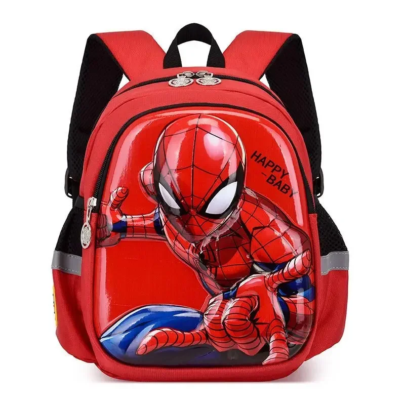 Tas punggung kecil anak bayi, ransel kecil imut motif kartun Avengers 3D Spider-Man, tas sekolah anak laki-laki taman kanak-kanak baru