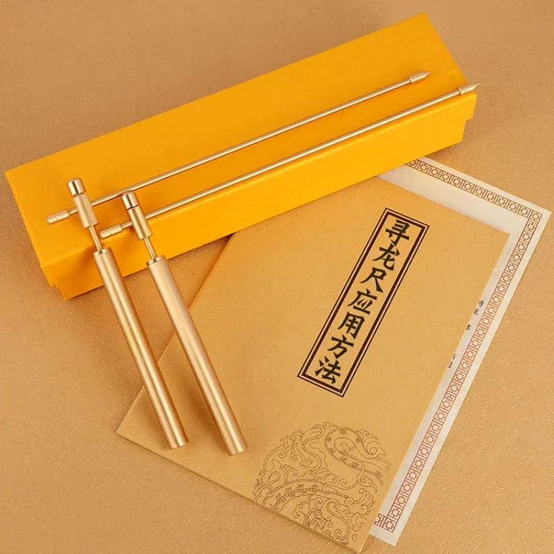 Copper Xunlong ruler high-precision magnetic field water pulse instrument with a pair of compasses