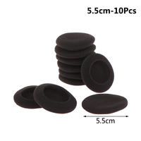 New 10pcs 35mm 45mm 55mm 60mm Foam Ear Pads Protection Thicken Sponge Replacement Cushions Covers Earphones for Headphones