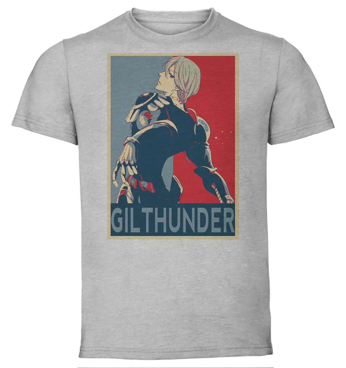 

T-Shirt Unisex Grey Propaganda The Seven Deadly Sins Gilthunder