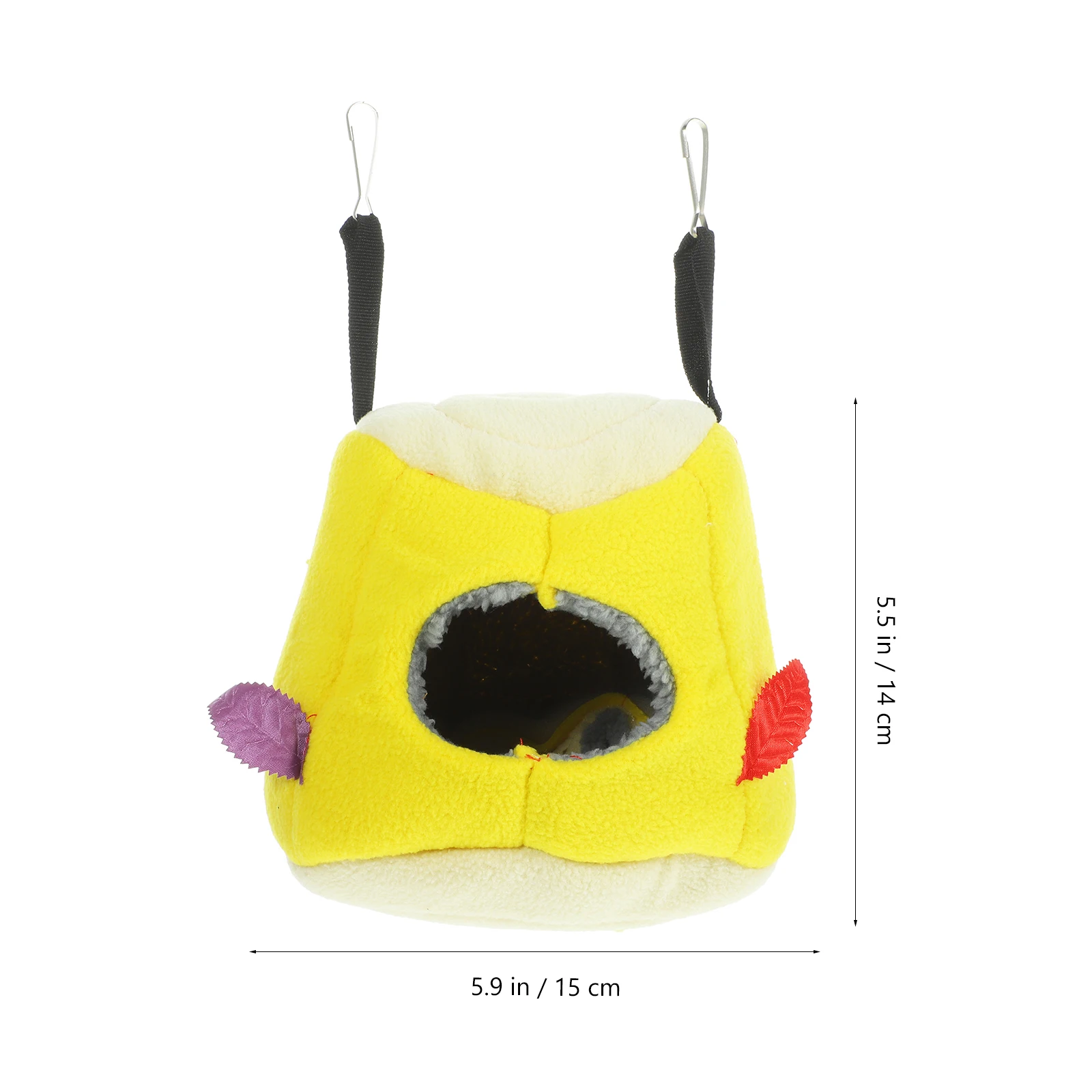 

Winter Bird Nest Hammock Comfortable Bed Cage Hanging Black Inner Parrot Small Animal Pet Tent Resting Nest House