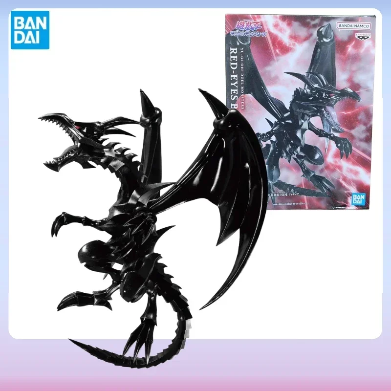 

In Stock Bandai Original BANPRESTO Yu-Gi-Oh! Duel Monsters Blue-Eyes Red-Eyes Black Dragon Anime Figure Action Toys