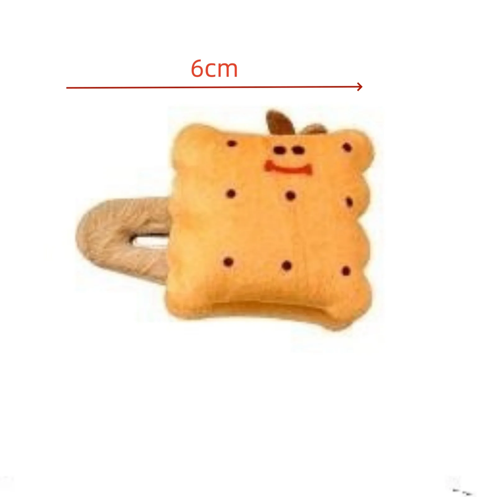 1/4-teiliges Plüsch-Haarspangen-Set für Lebensmittel – thematische Haarspangen, 4-teiliges Brot-, Burger- und Gebäckdesign, niedliche Haarnadeln für Kinderfrisuren – Detail 9