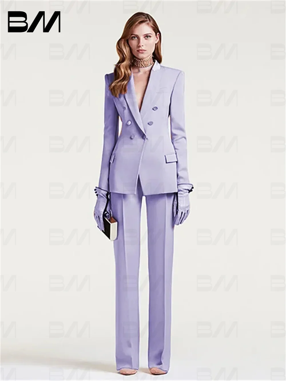 Stylish women's suits Classic Solid Suits For Women Wedding suits Formal Office Suits 2 PCS For Formal occasions Guest suits