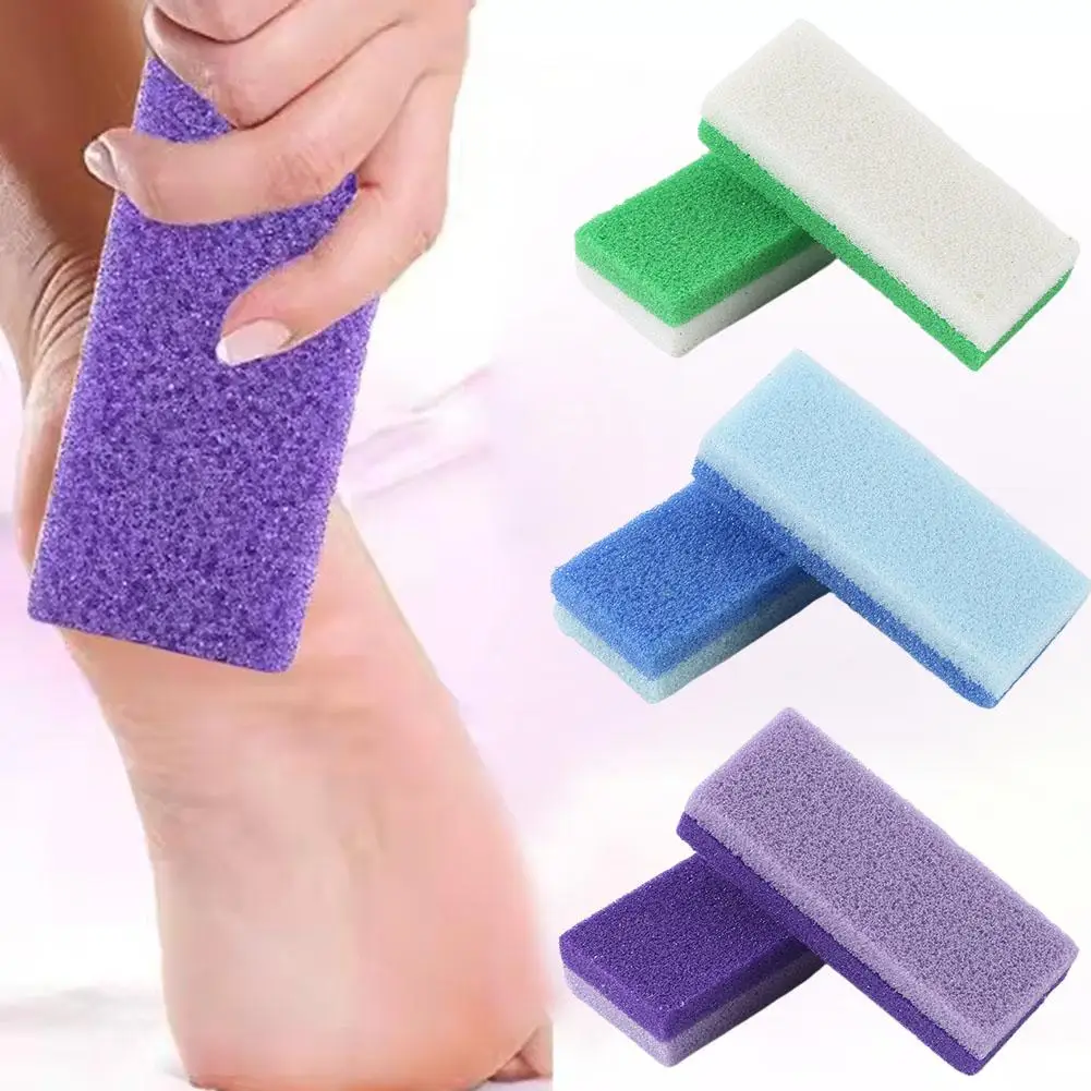 Cura del piede Pietra pomice per i piedi 2in1 Pietra pomice del piede a doppia faccia Scrubber della pelle morta per piedi Mani e corpo Pelle morta Re L3E2