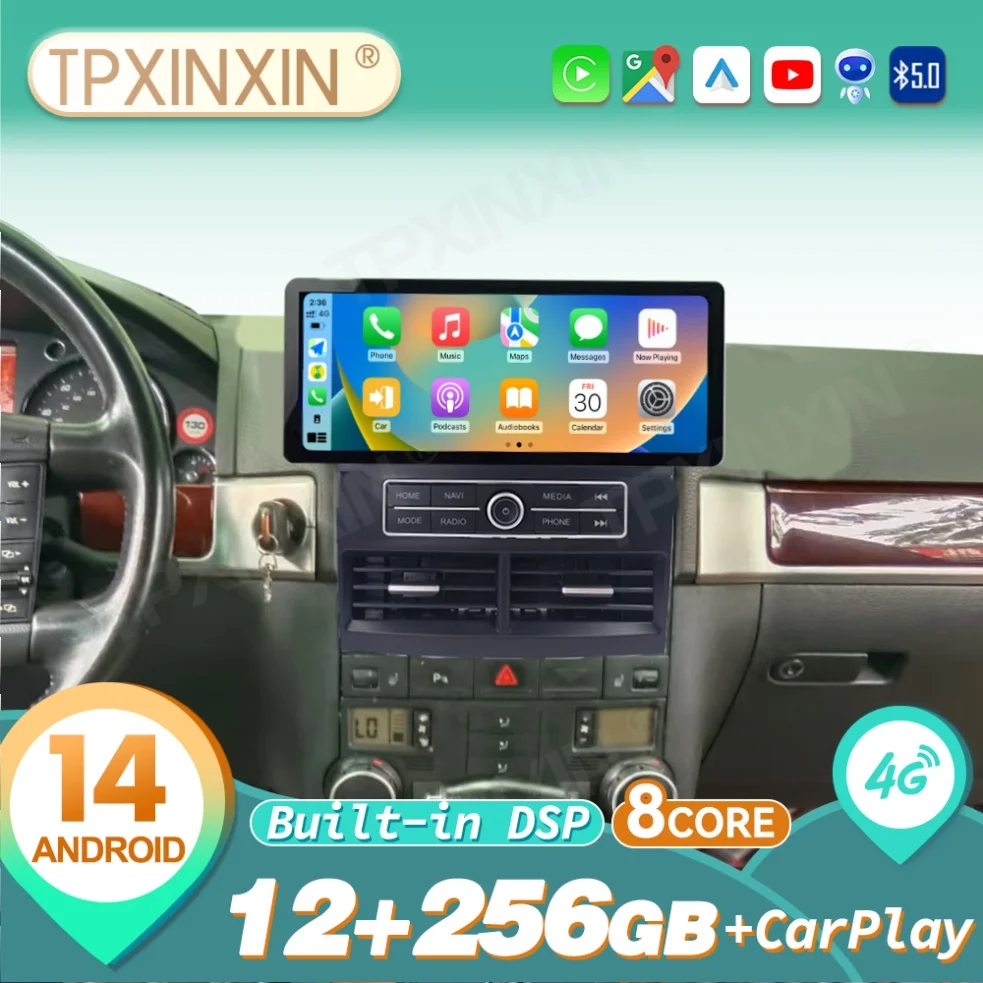 For Volkswagen Touareg 2003~2010 Android Auto Carplay Car Radio Automotive Multimedia Player GPS Navigation Head Unit