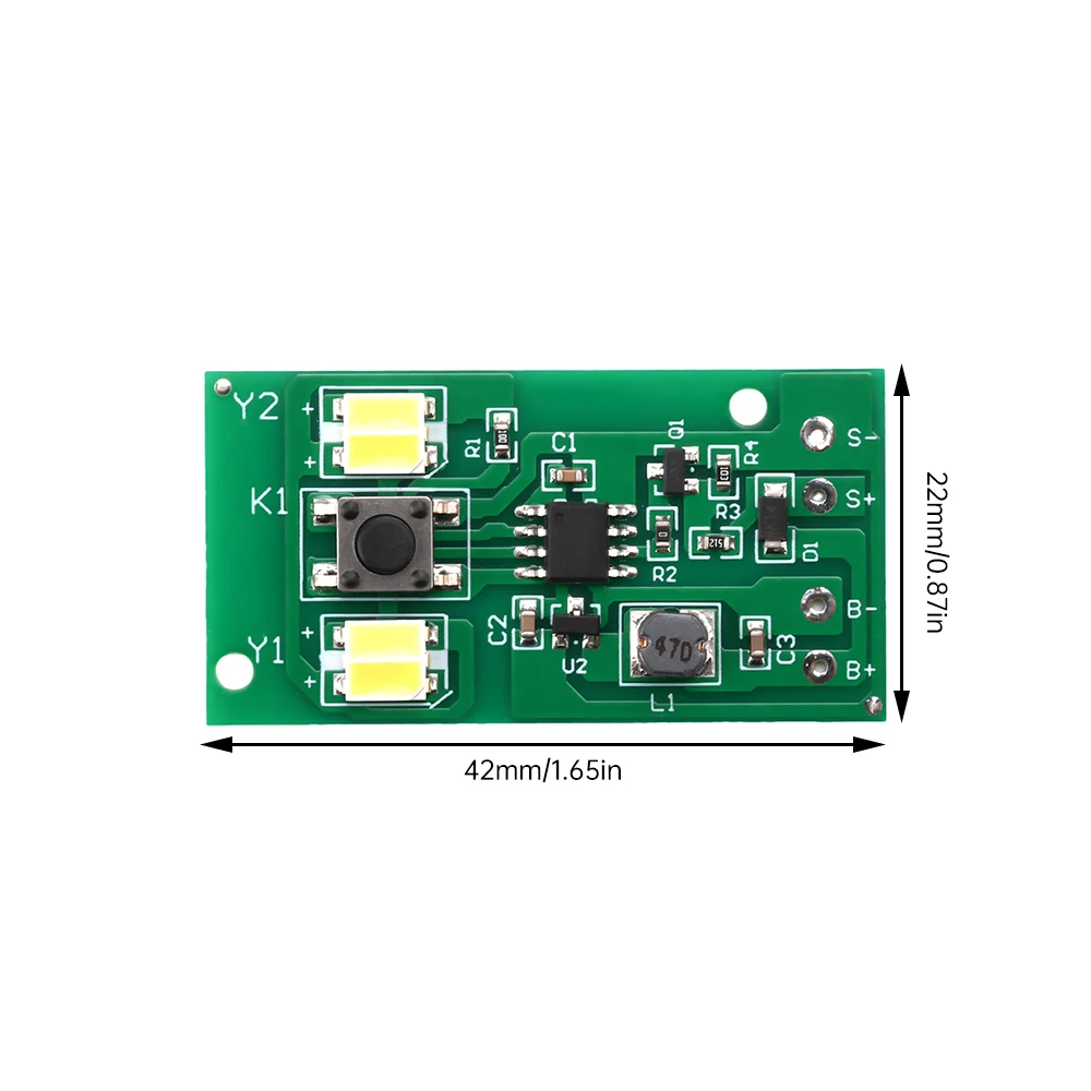 1.2V Bi-Color Wit + Warm Zonne-Energie Licht Printplaat Draagbare Zonne-Energie Keramische Lamp Circuit Control Board Solar Gazon Ligh Diy Kit