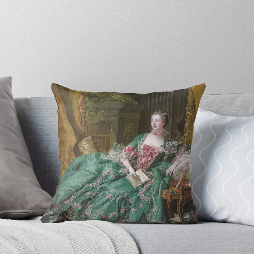 

Boucher's Madame de Pompadour Throw Pillow Christmas Cushion For Home Christmas Pillows Cushion Child pillow