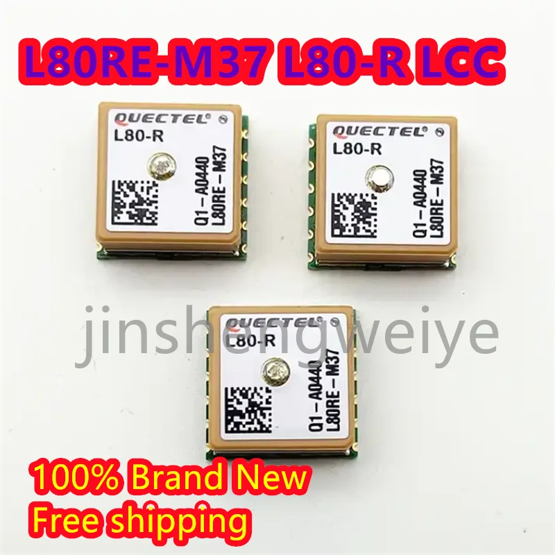 

1~5PCS L80RE-M37 LCC SMT Antenna Ultra Compact GPS Module L80-R 100% Brand New & Original