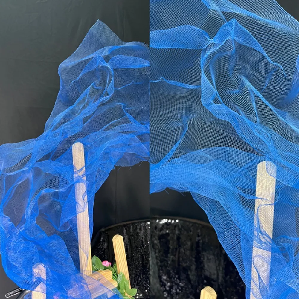 

Cloud Fog Mesh Bright Organza Fabric DIY Decoration Pleated Shape Shapeable Wire Mesh Texture Art Background Shapeable Wire Mesh