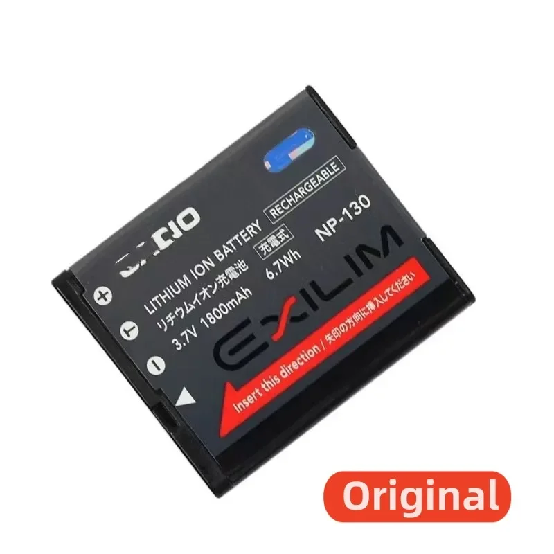 100% oryginalne 1800mAh dla CASIO NP-130 EX-H30 H35 ZR100 ZR200 ZR300 ZR400 ZR410 ZR700 ZR1000 ZR1500 ZR2000 ZR5500 bateria do aparatu