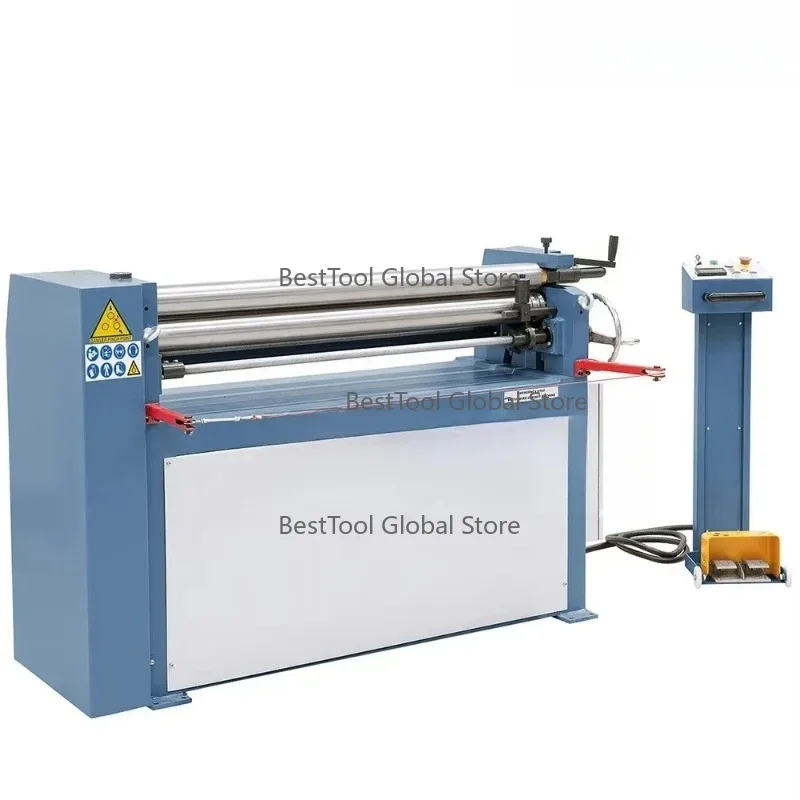 E-SR-2.5x1300 Electric Slip Roller Machinery, Electric Sheet Metal Rolling Machine With 3 High Strength Steel Rolls