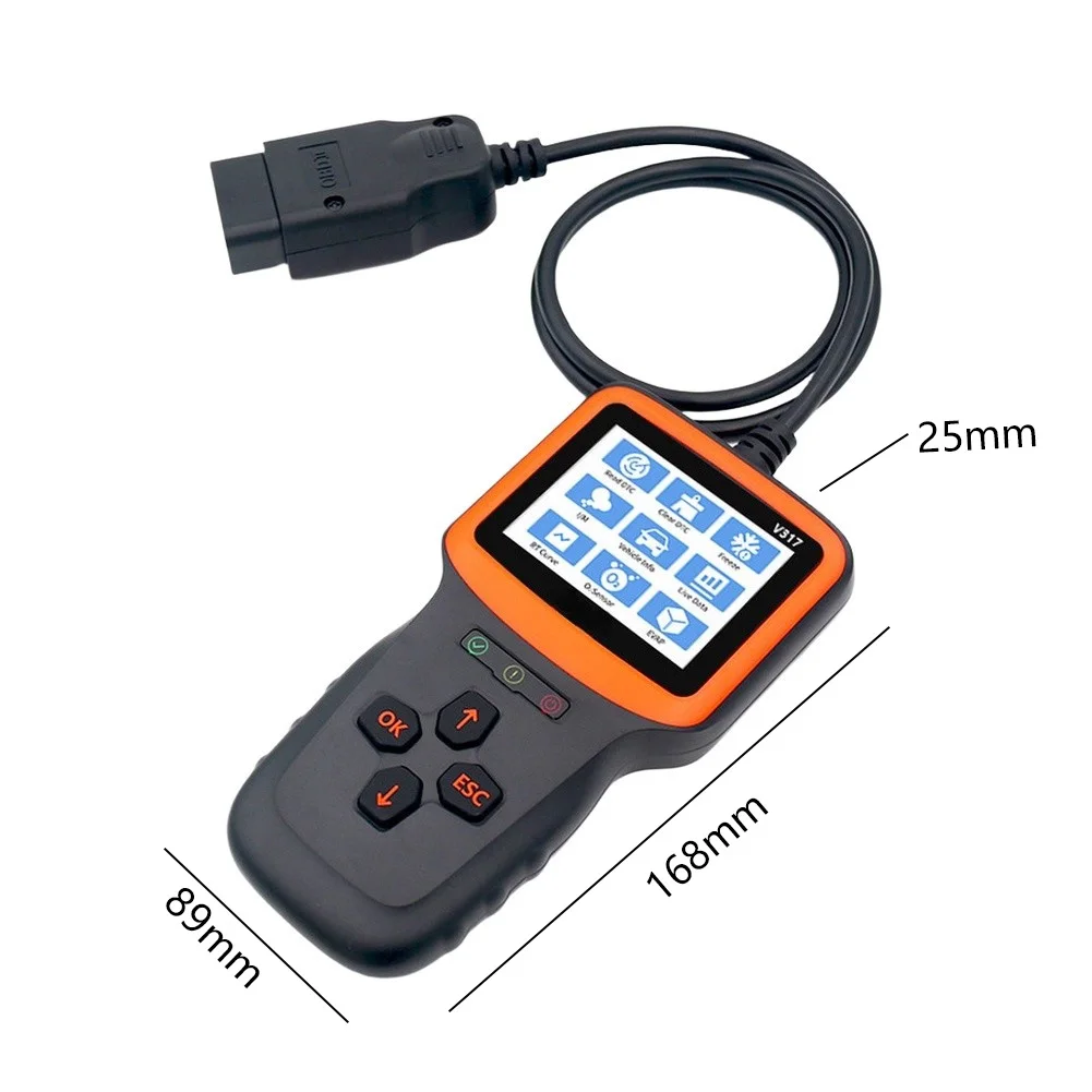 1pc V317 Diagnostic Tool Automotive For Battery Analyzer Vehicle Data Stream Detection For Automotive Repair Testing Tool