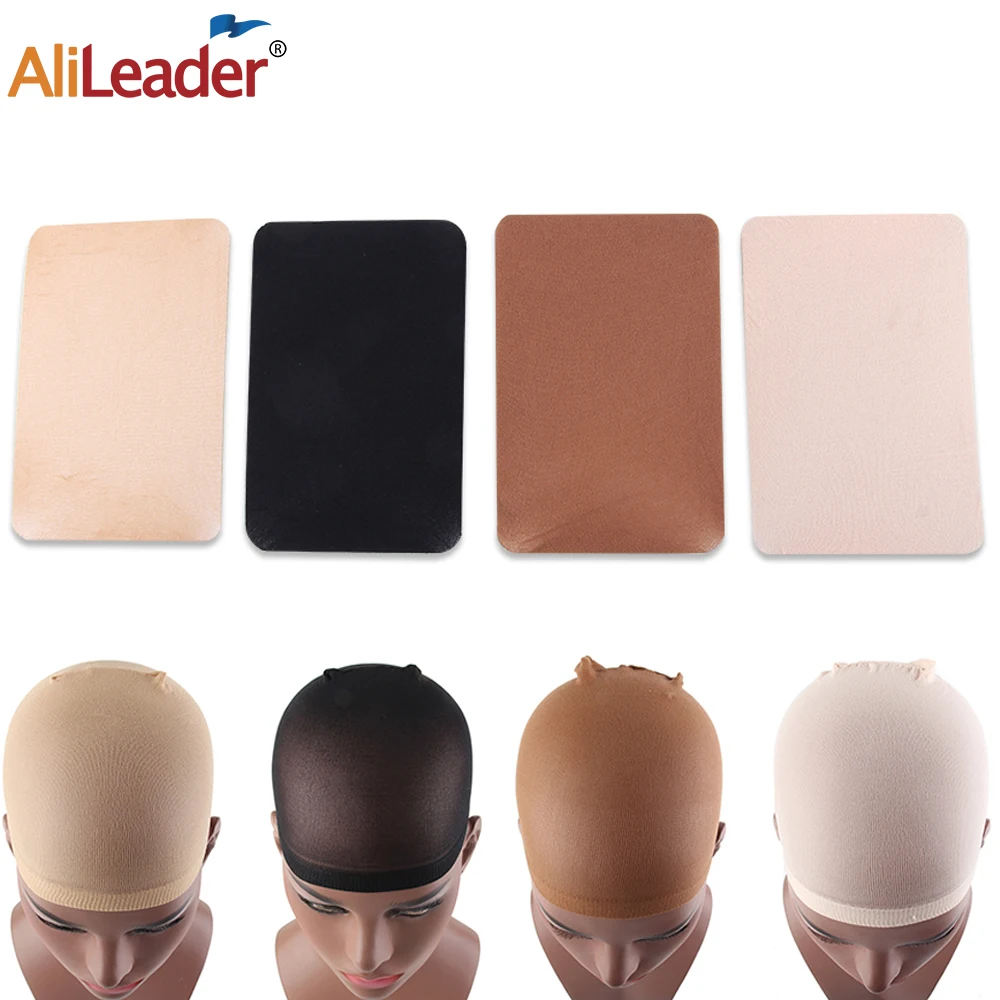 Wig Caps For Women Front Lace Wig Caps Breathable Wig Cap Light Brown Dark Brown Wig Accessories Invisible Stocking Caps 5 Packs