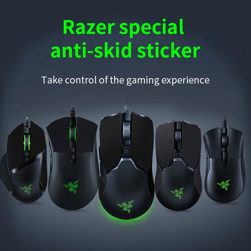 

For Razer DeathAdder V2 PRO mini Wireless Without Mouse Mouse Grip Tape Skate Handmade Sticker Non Slip Lizard Skin Suck Sweat