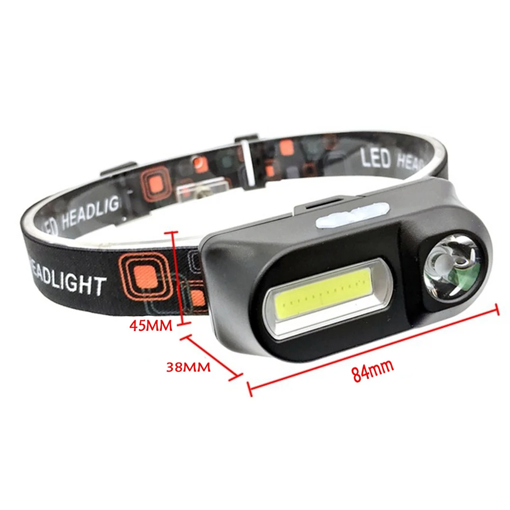 

Super Bright Led Headlamp Flashlight Rechargeable Rotatable Usb Torch Light Outdoor Camping Hiking Running Portable