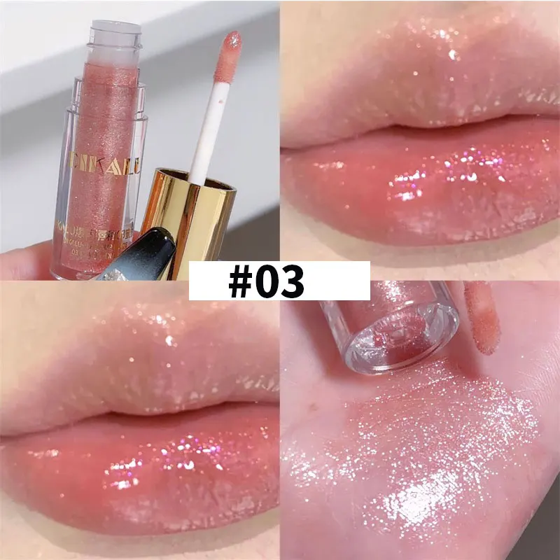 Liquid Lip Gloss Shiny Lip Stain Balm Brand Outdoor Lip Oil Gloss Long Lasting Moisturising Solid Lipstick Makeup Cosmetic 2024