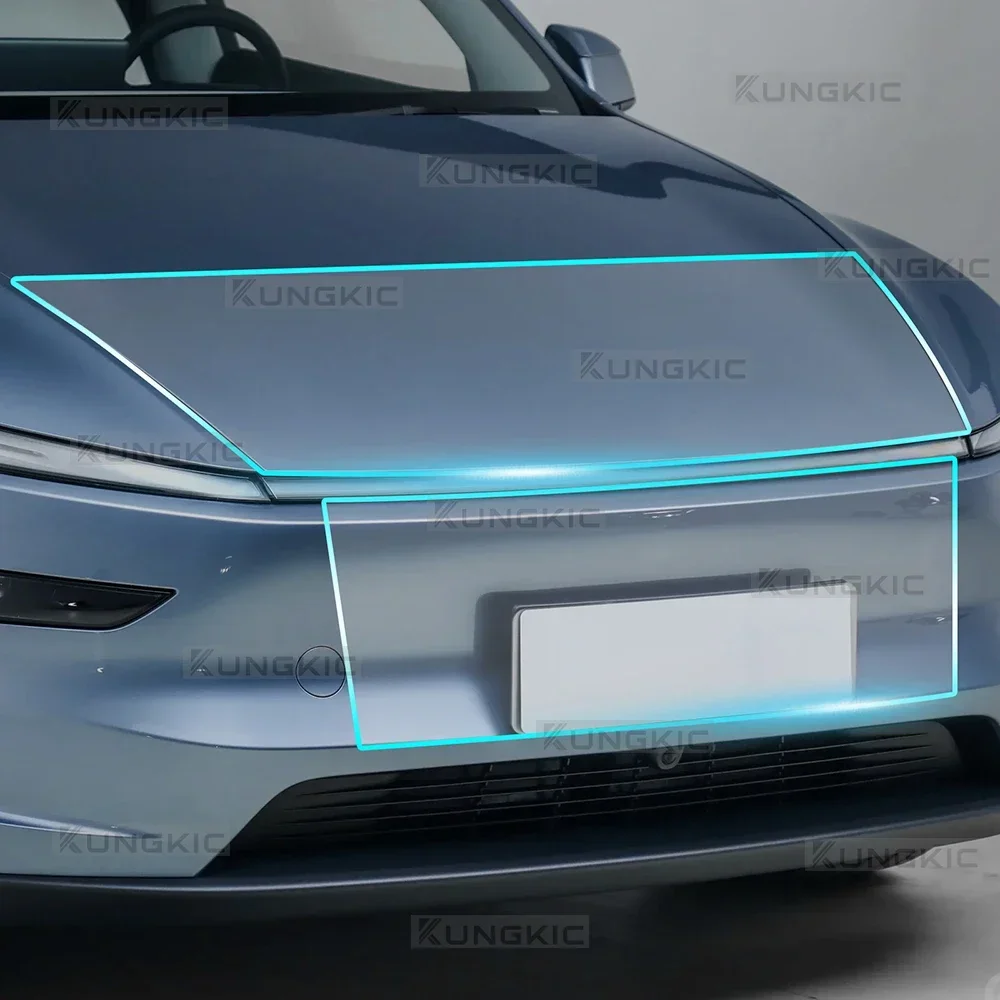 TPU Protective Film Front Door Rear Door Extended Bumper Lamp Invisible Car PPF For Tesla Model Y 2025 2026 Juniper Launch Accs