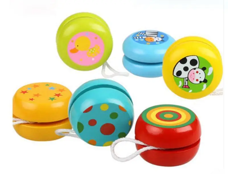 

Cute Animal Wooden YoYo Toys Children Kids Funny Classic Gift for Boys Girls