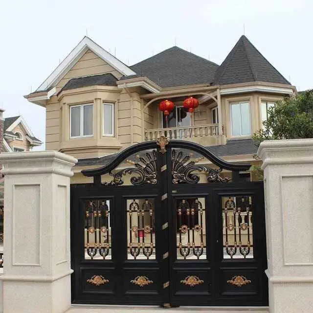 Casting Aluminum House Main Gate Designs for  Villa