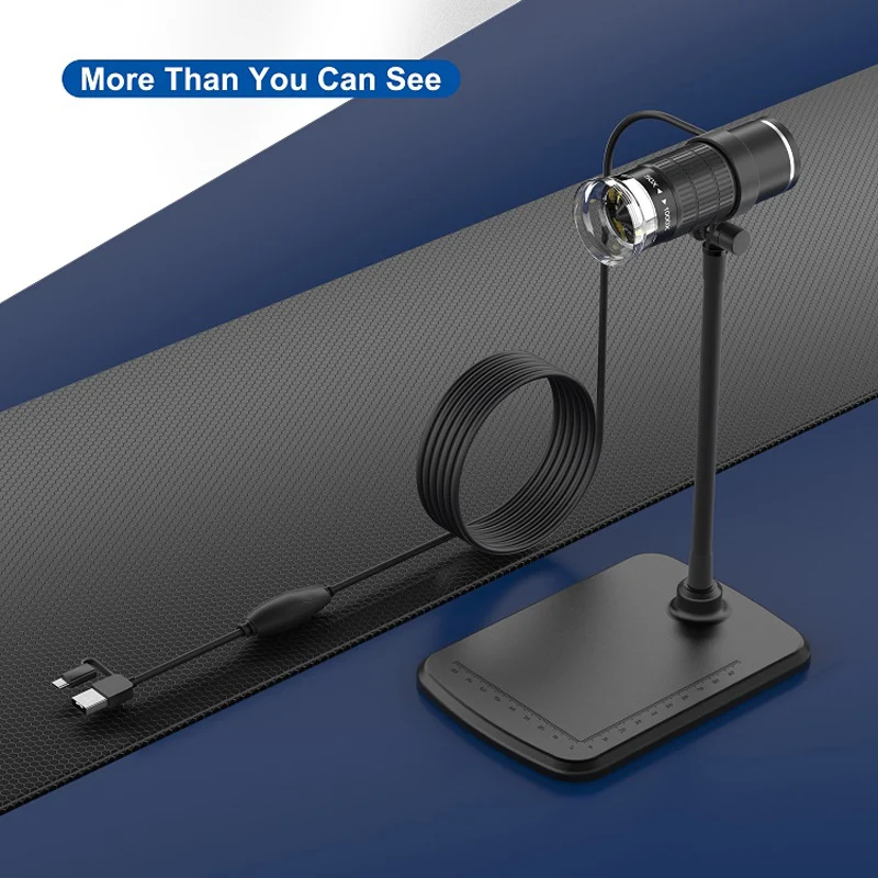 50X-1000X USB-Mikroskopkamera – 3-in-1 für Android/Type-C/PC, ideal zum Löten, für die Schaltkreisinspektion und zur Telefonreparatur